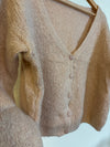 Gebreid vestje met glitter