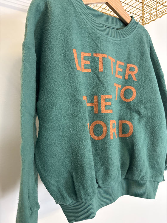 Trui Letter to the world