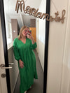 Groene zomer jurk