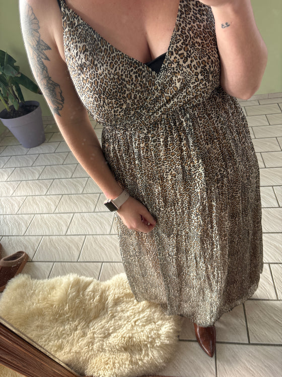 Panterprint jurk H&M
