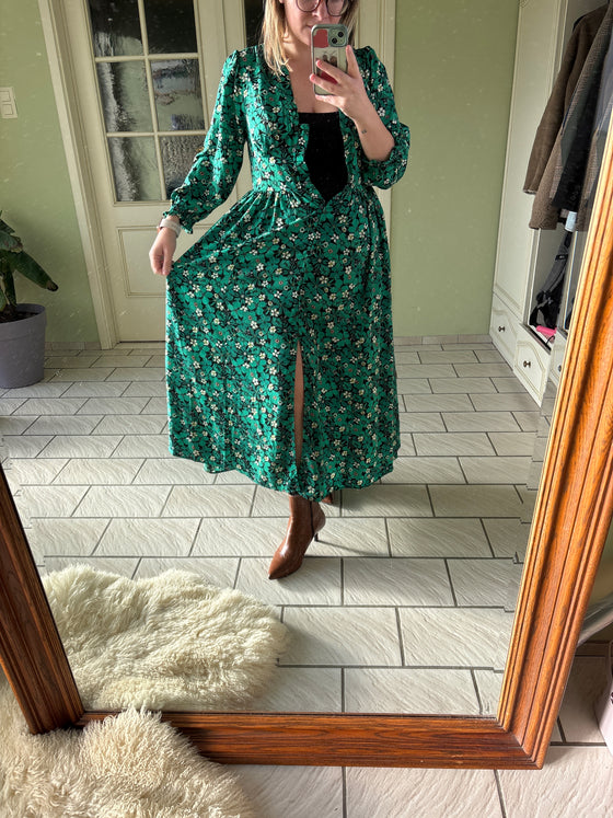 Groene jurk Only