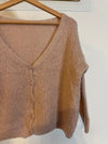 Gebreid vestje met glitter