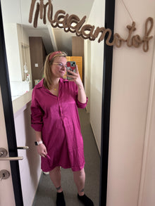  Paars roze jurk