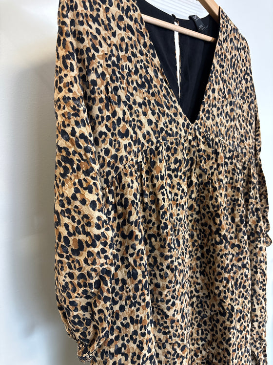 Panterprint jurk