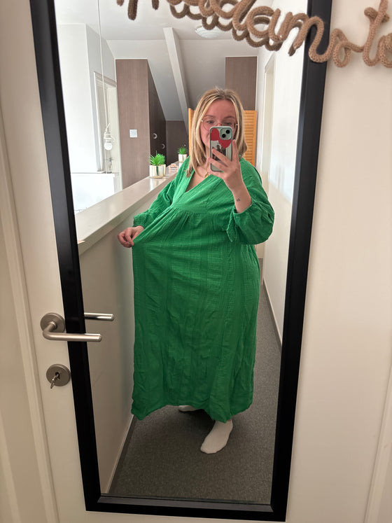 Groene zomer jurk