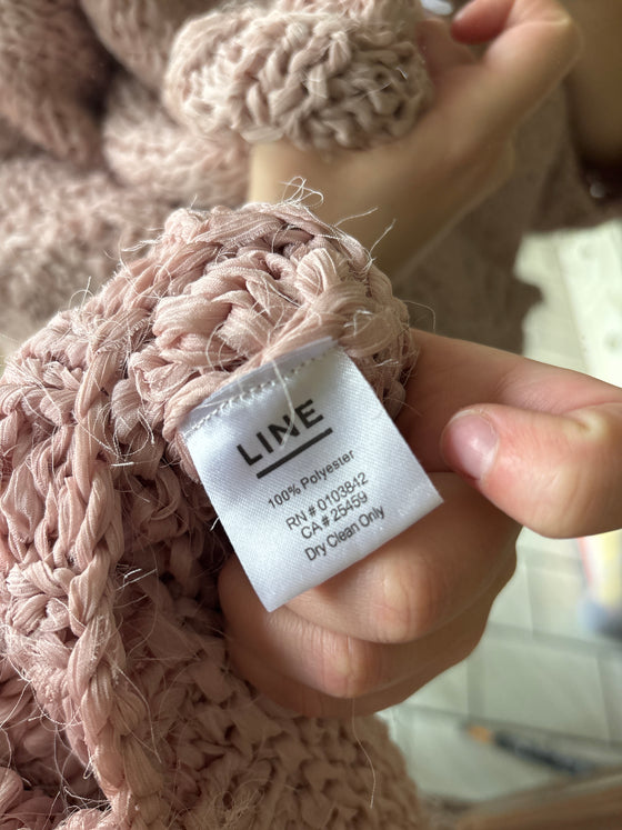 Trui oud roze