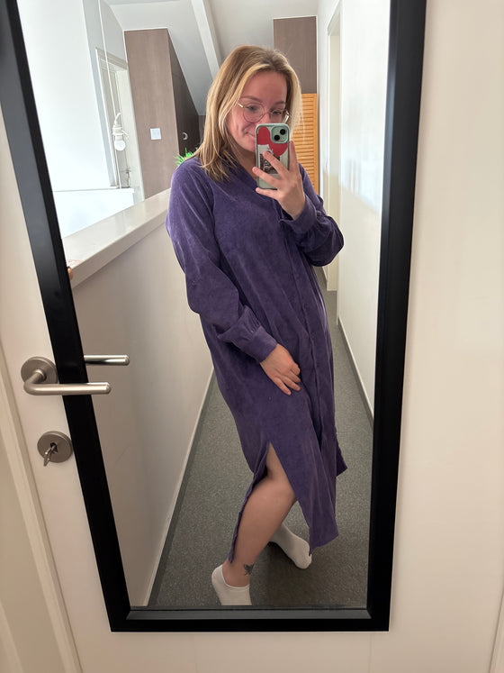 Velours jurk