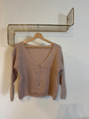 Gebreid vestje met glitter