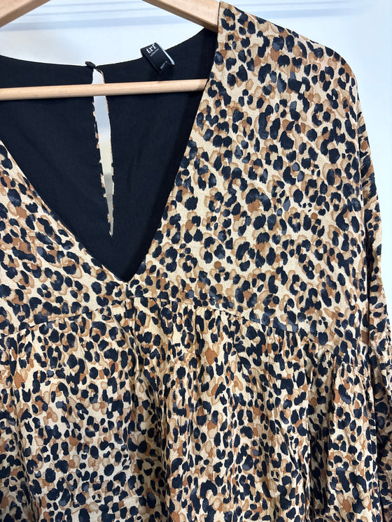 Panterprint jurk