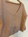 Gebreid vestje met glitter